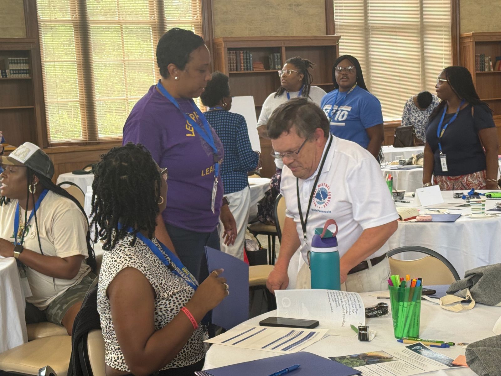 Community members working together in the Africatown garden